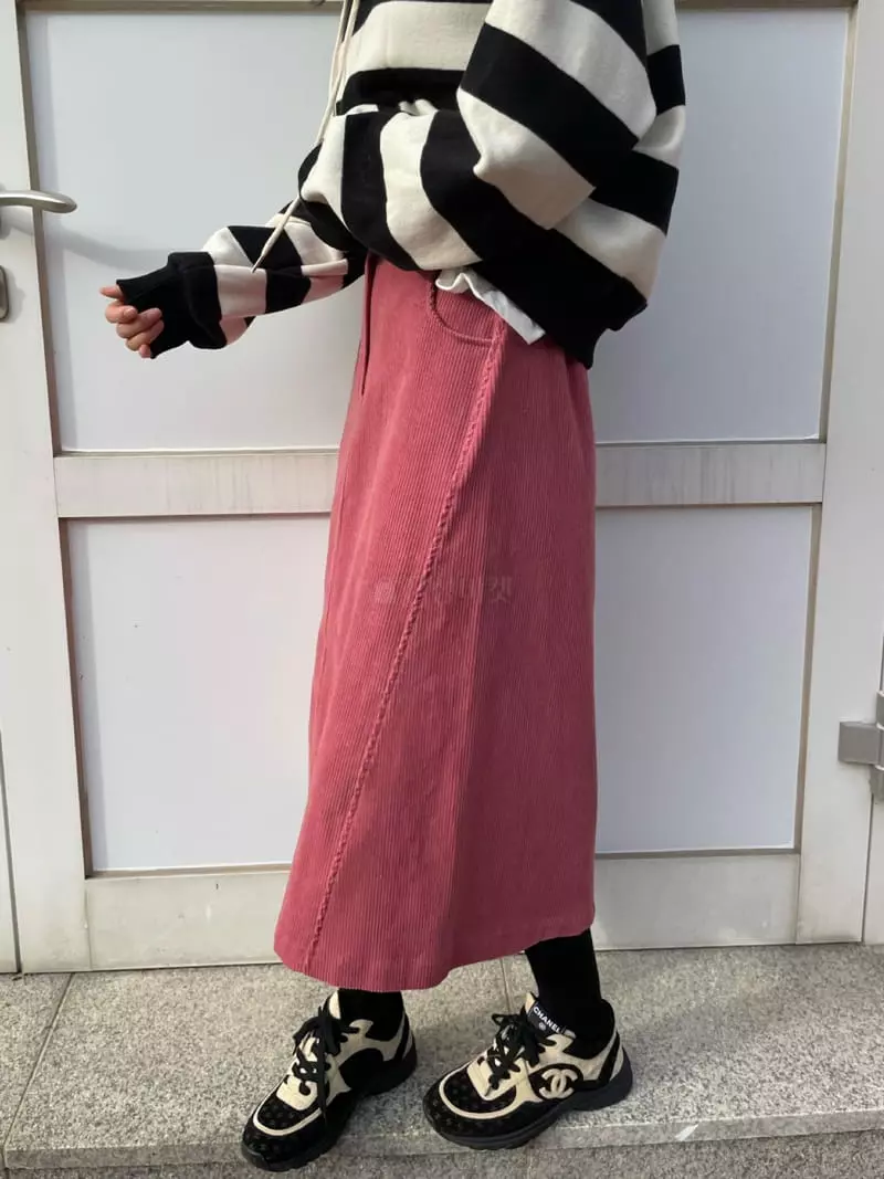 Levase - Korean Women Fashion - #womensfashion - Rib Skirt - 2