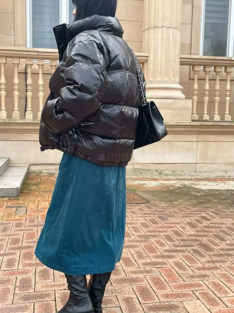 Levase - Korean Women Fashion - #womensfashion - Rib Skirt - 6