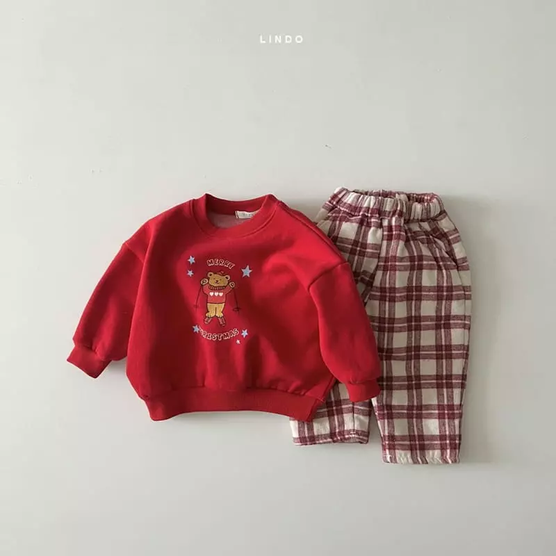 Lindo - Korean Children Fashion - #prettylittlegirls - Mas Check Bonding Pants - 4