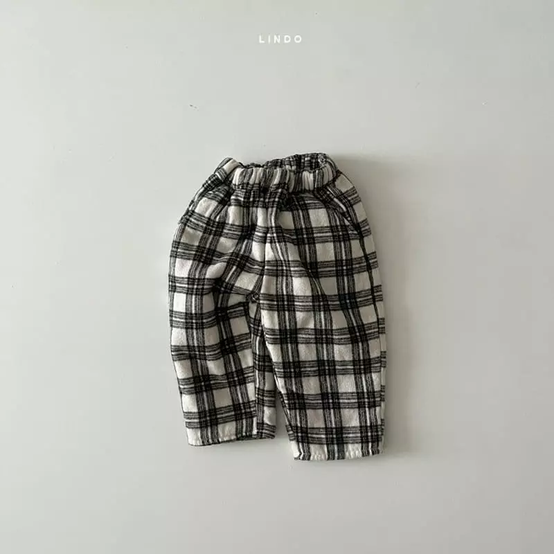 Lindo - Korean Children Fashion - #magicofchildhood - Mas Check Bonding Pants