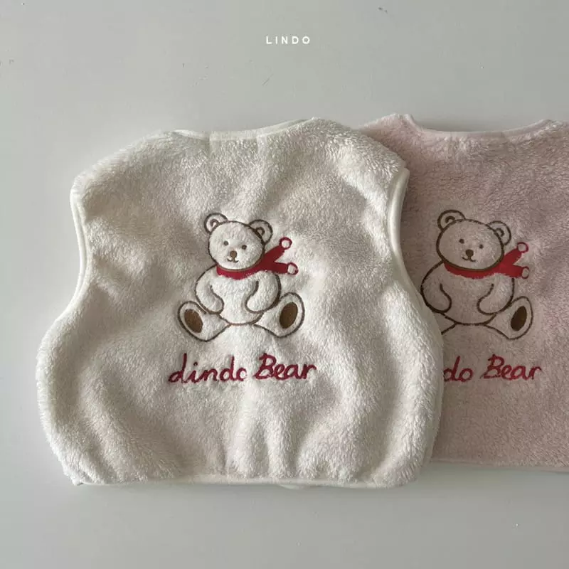 Lindo - Korean Children Fashion - #minifashionista - Cozy Bear Vest - 4