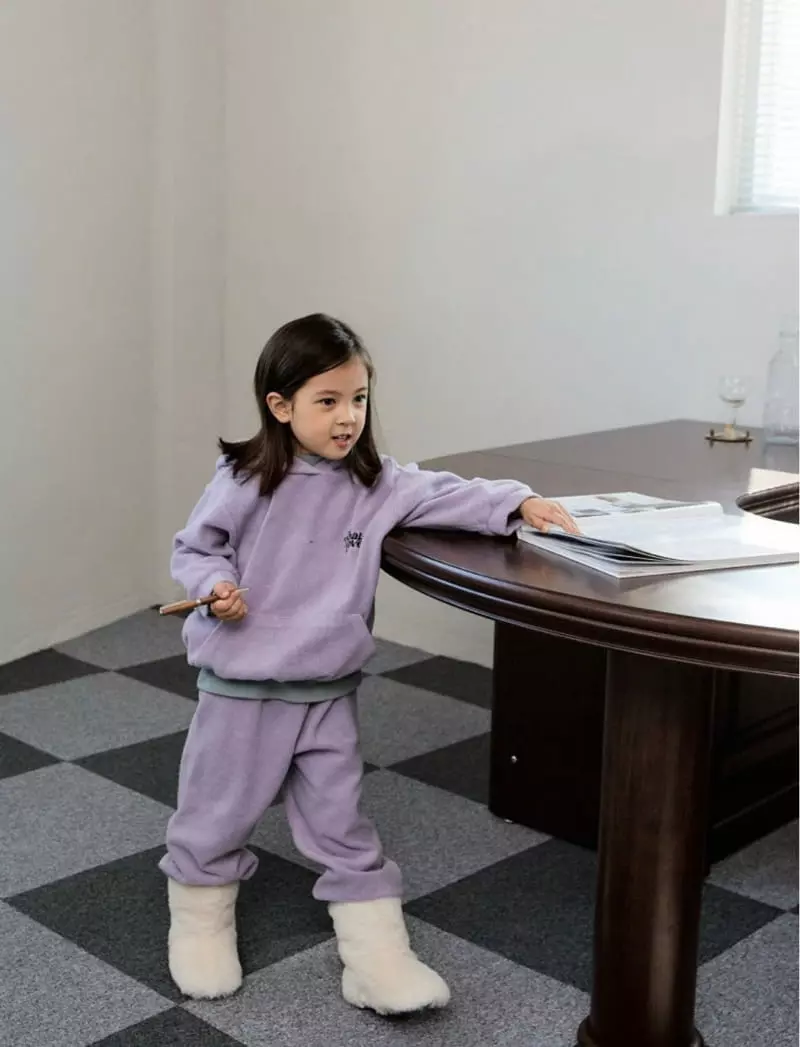 Little Colli - Korean Children Fashion - #kidzfashiontrend - Love Fleece Hoody - 4