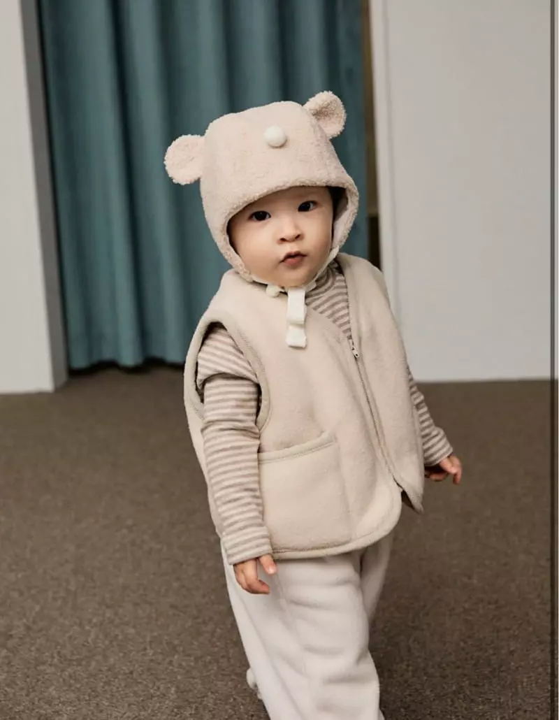 Little Colli - Korean Children Fashion - #childofig - Blanket Vest - 8