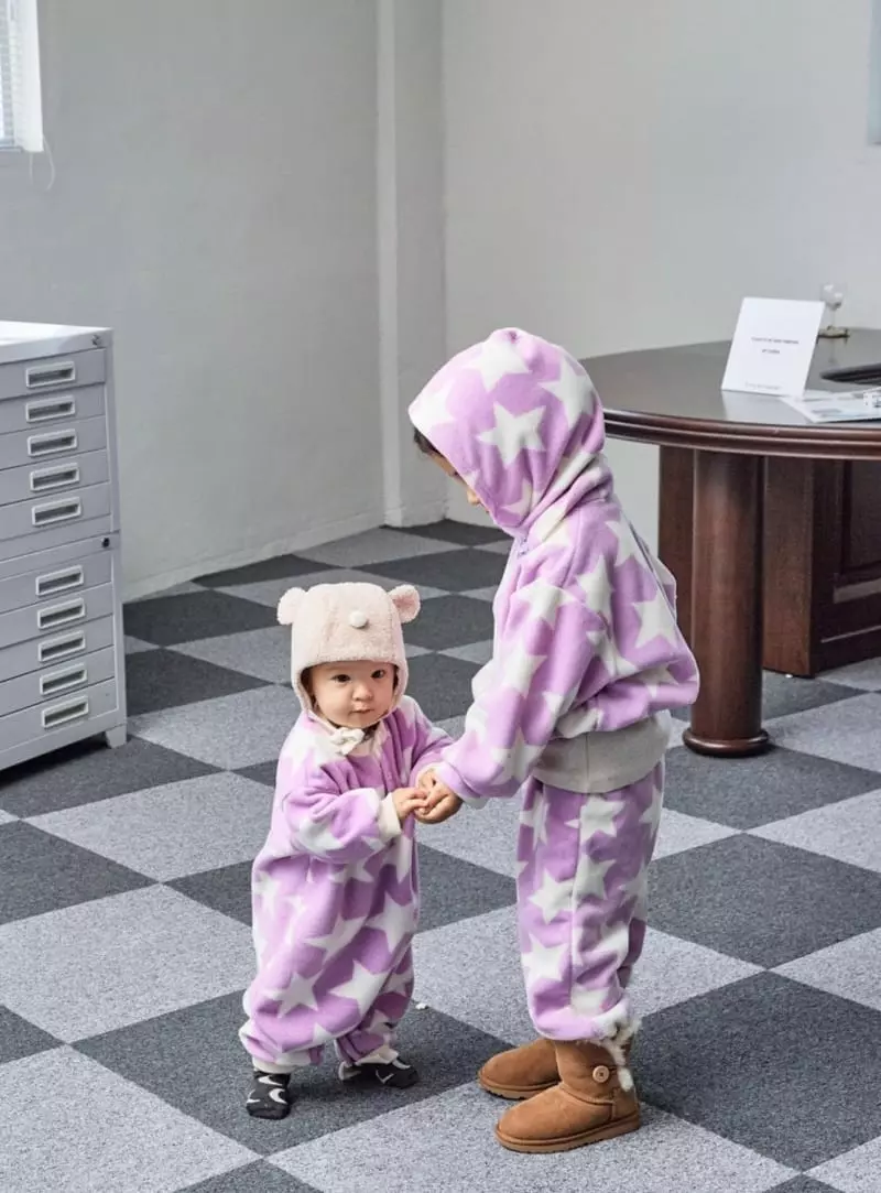 Little Colli - Korean Children Fashion - #childrensboutique - Fleece Top Bottom Set - 7