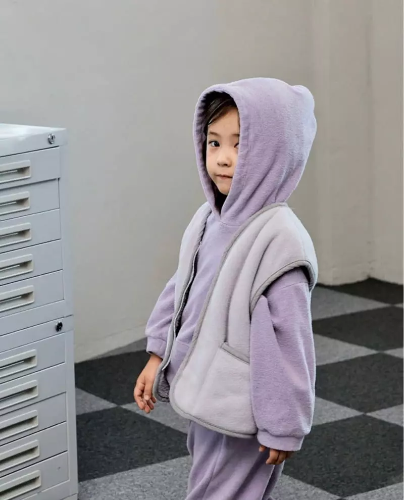 Little Colli - Korean Children Fashion - #designkidswear - Love Fleece Hoody - 12