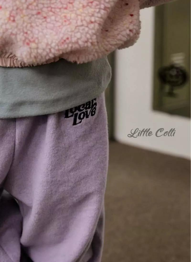 Little Colli - Korean Children Fashion - #discoveringself - Love Fleece Pants - 12