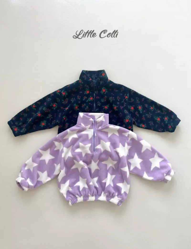 Little Colli - Korean Children Fashion - #discoveringself - Fleece Top Bottom Set - 9