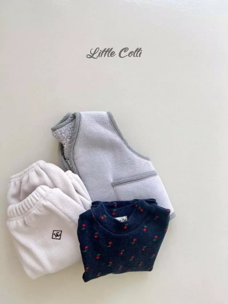 Little Colli - Korean Children Fashion - #fashionkids - Small Flower Turtleneck  - 2