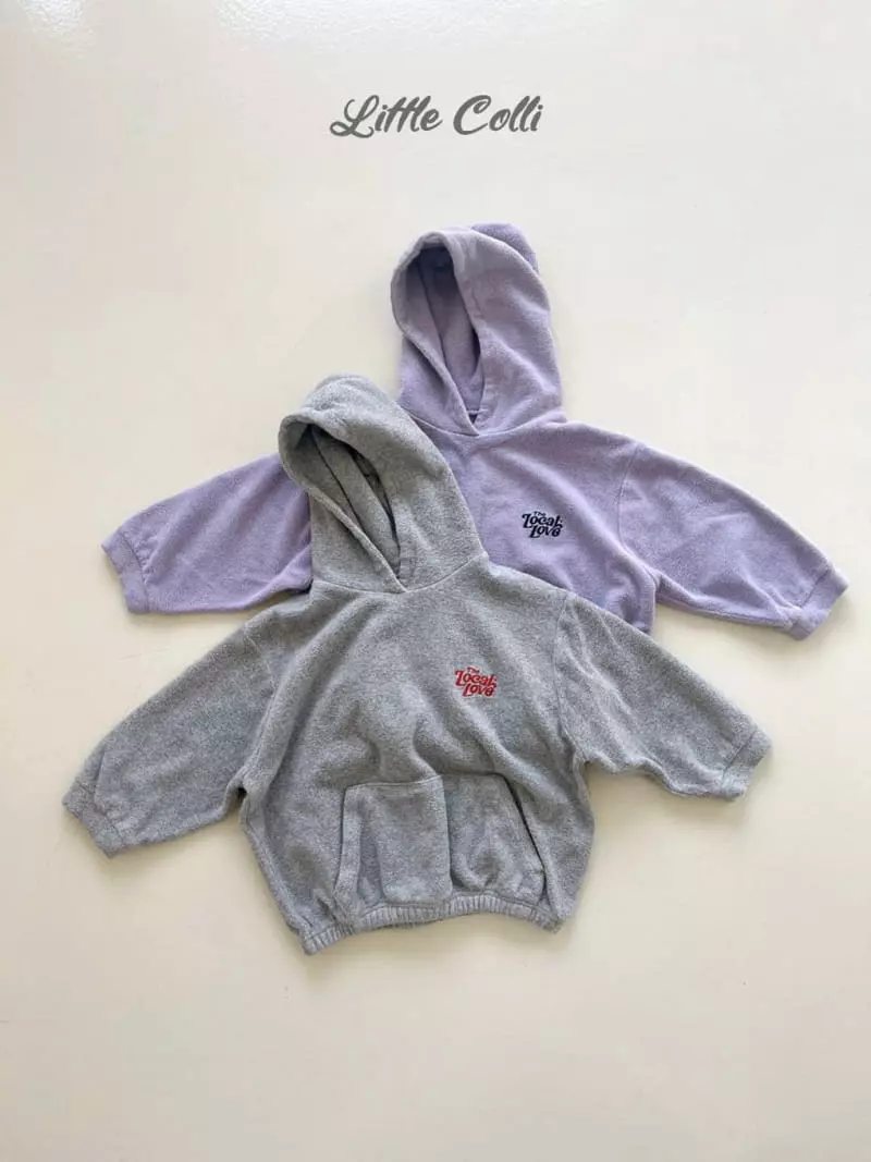 Little Colli - Korean Children Fashion - #kidsshorts - Love Fleece Hoody