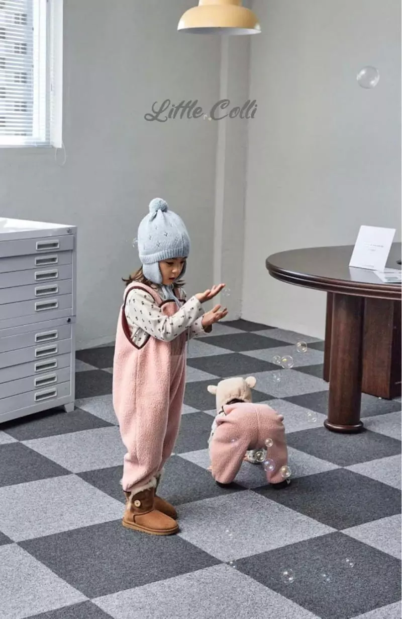 Little Colli - Korean Children Fashion - #kidsshorts - Small Flower Turtleneck  - 3