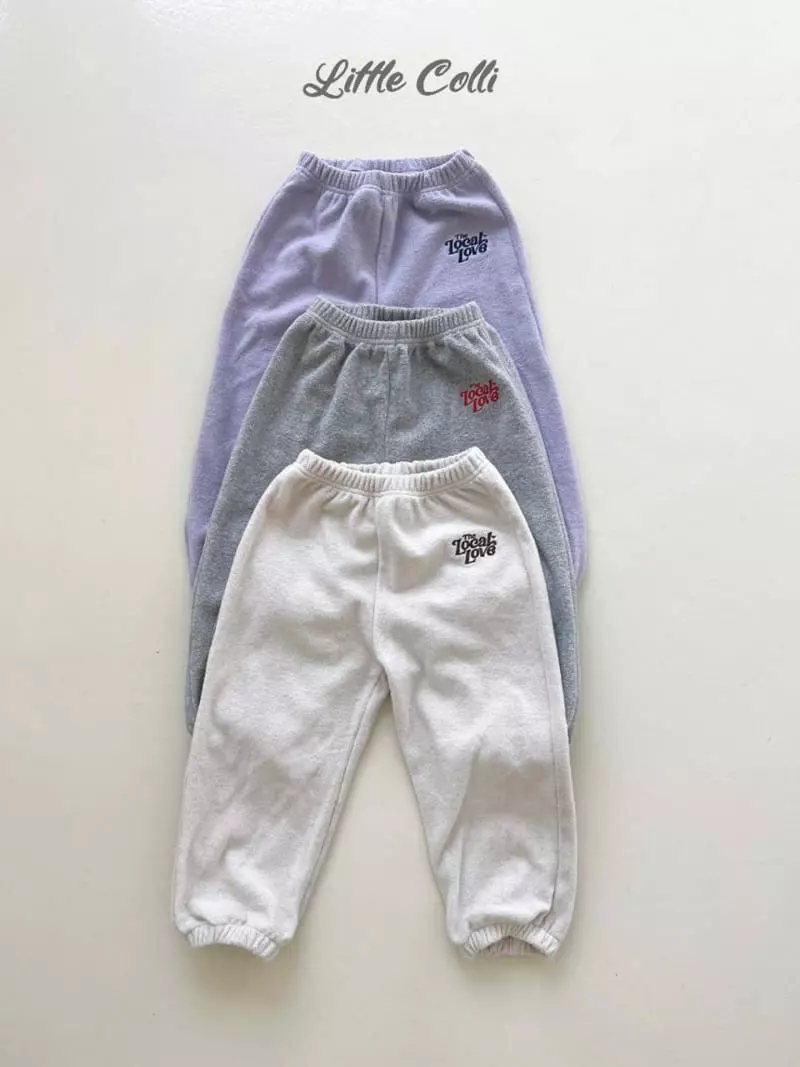 Little Colli - Korean Children Fashion - #kidsstore - Love Fleece Pants