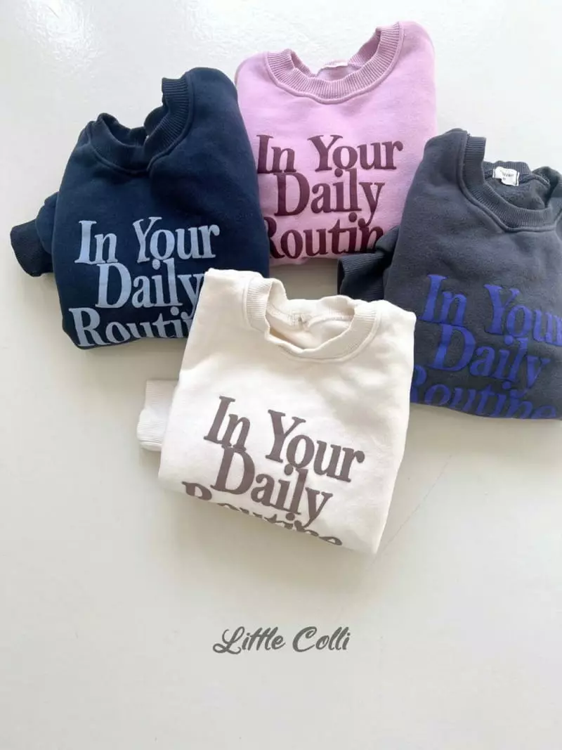 Little Colli - Korean Children Fashion - #kidsstore - Routin Sweatshirt