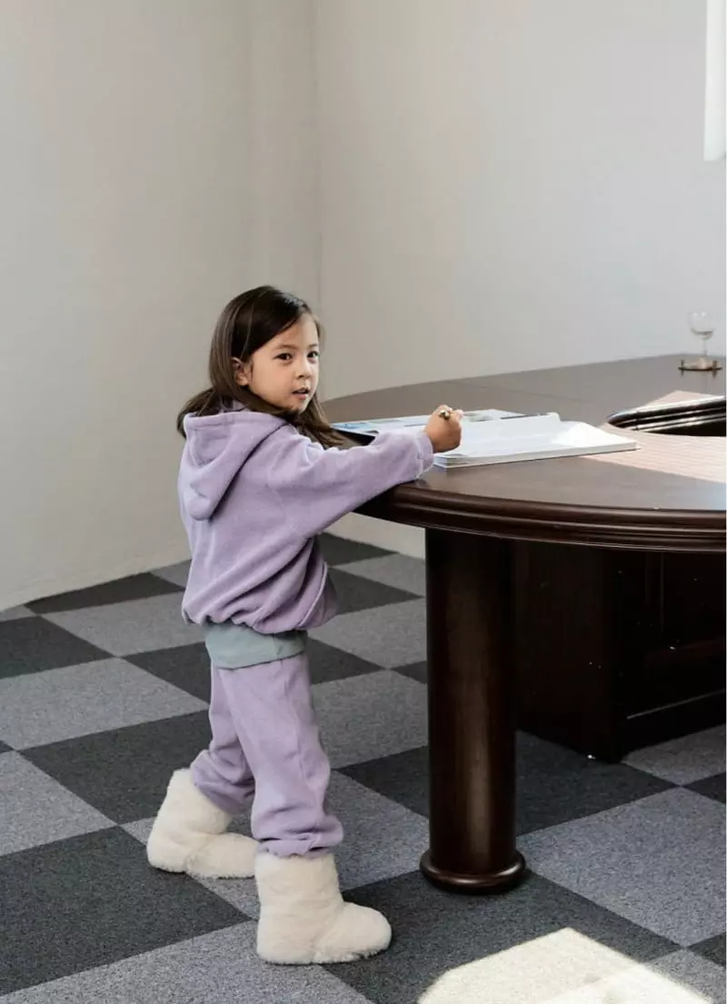 Little Colli - Korean Children Fashion - #kidzfashiontrend - Love Fleece Hoody - 3