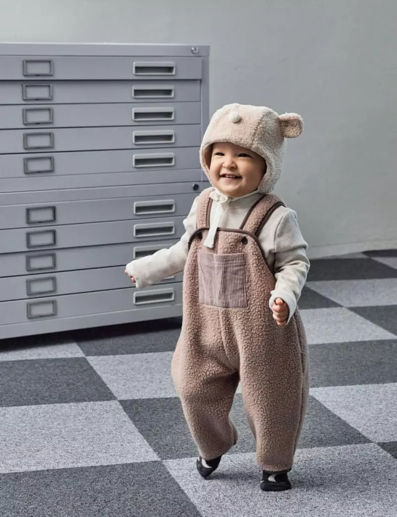 Little Colli - Korean Children Fashion - #littlefashionista - Peach Half Turtleneck Tee - 8