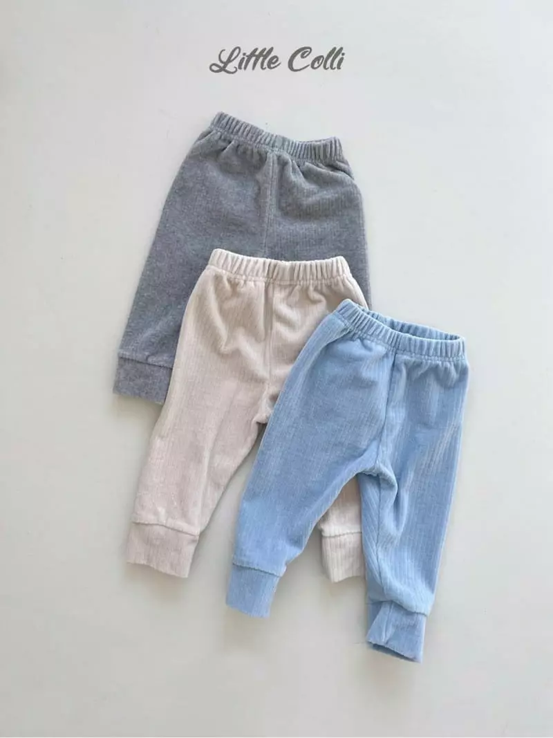 Little Colli - Korean Children Fashion - #todddlerfashion - Veloure PAnts - 7