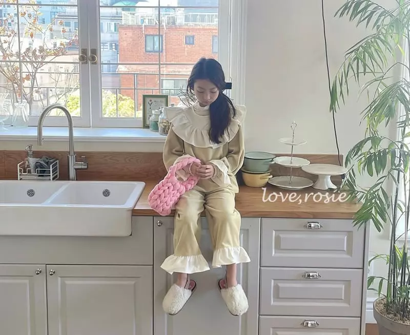 Love Rosie - Korean Children Fashion - #Kfashion4kids - Shopia Collat Set Butter Yellow - 3