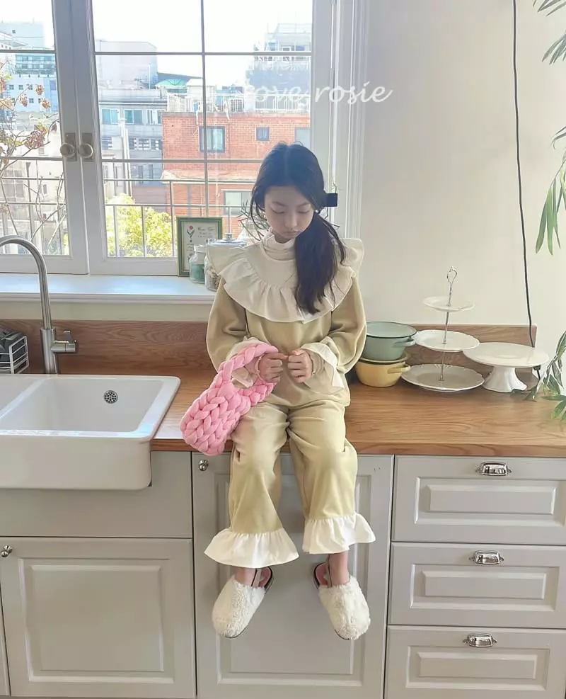 Love Rosie - Korean Children Fashion - #childofig - Shopia Collat Set Butter Yellow - 8