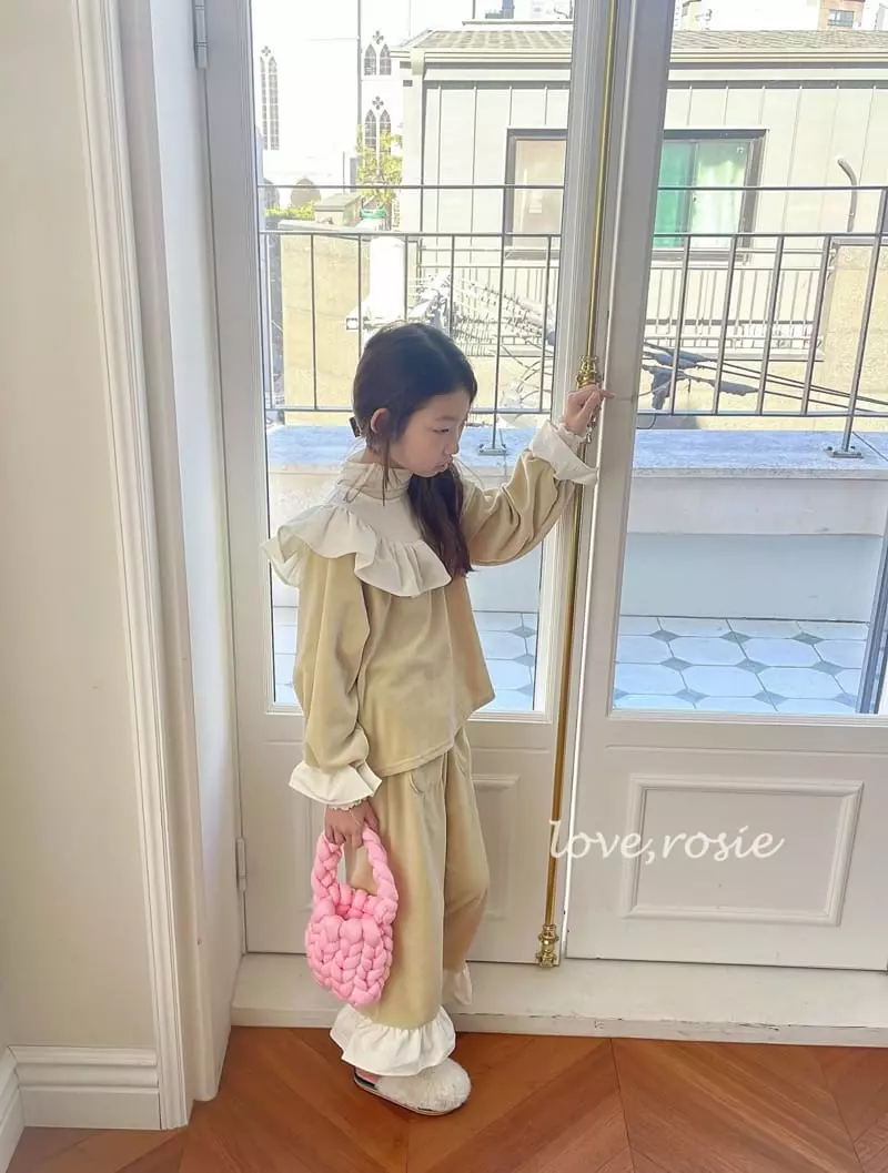 Love Rosie - Korean Children Fashion - #designkidswear - Shopia Collat Set Butter Yellow - 11