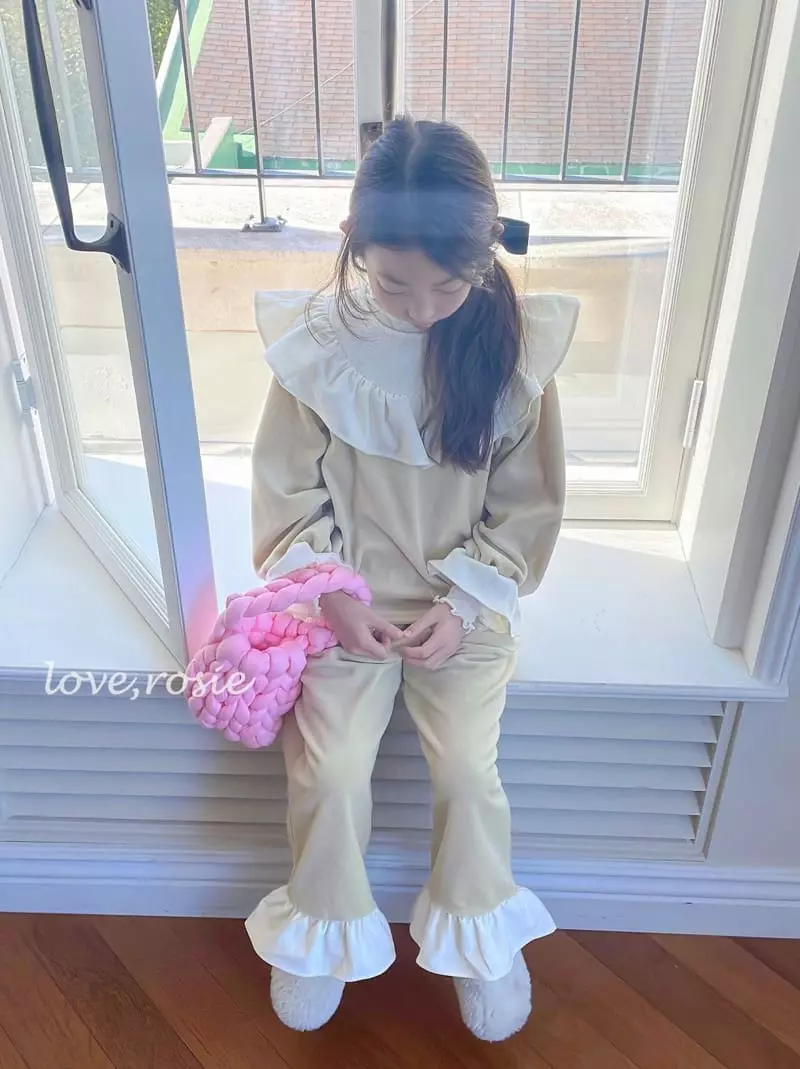 Love Rosie - Korean Children Fashion - #discoveringself - Shopia Collat Set Butter Yellow - 12