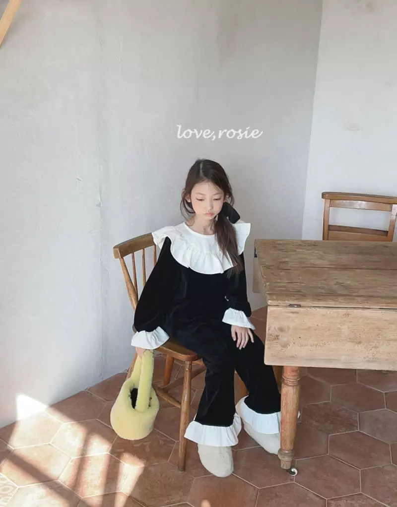 Love Rosie - Korean Children Fashion - #kidsstore - Shopioa Frill collar Set - 8