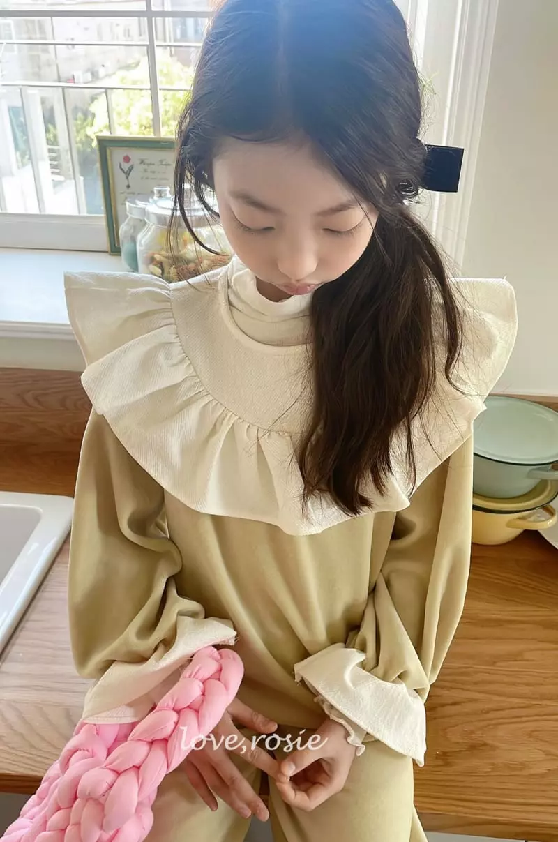 Love Rosie - Korean Children Fashion - #minifashionista - Shopia Collat Set Butter Yellow - 6