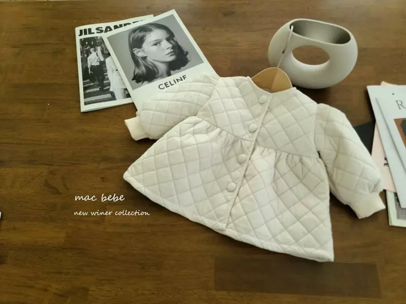 Mac - Korean Baby Fashion - #babyoninstagram - Dia Quilting One-piece - 2