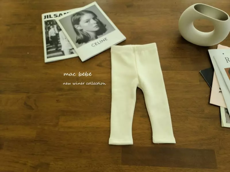 Mac - Korean Baby Fashion - #babyoninstagram - Fleece Leggings