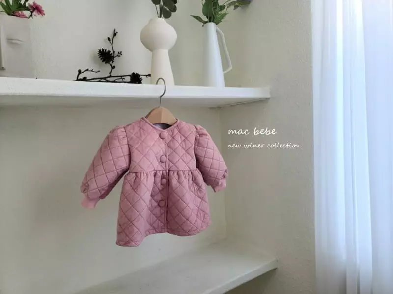 Mac - Korean Baby Fashion - #babyootd - Dia Quilting One-piece - 3
