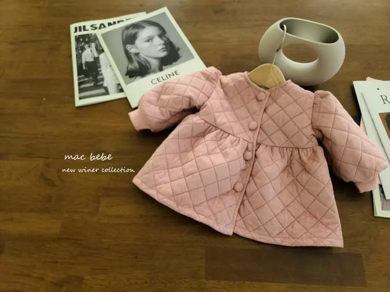 Mac - Korean Baby Fashion - #babyootd - Dia Quilting One-piece - 4
