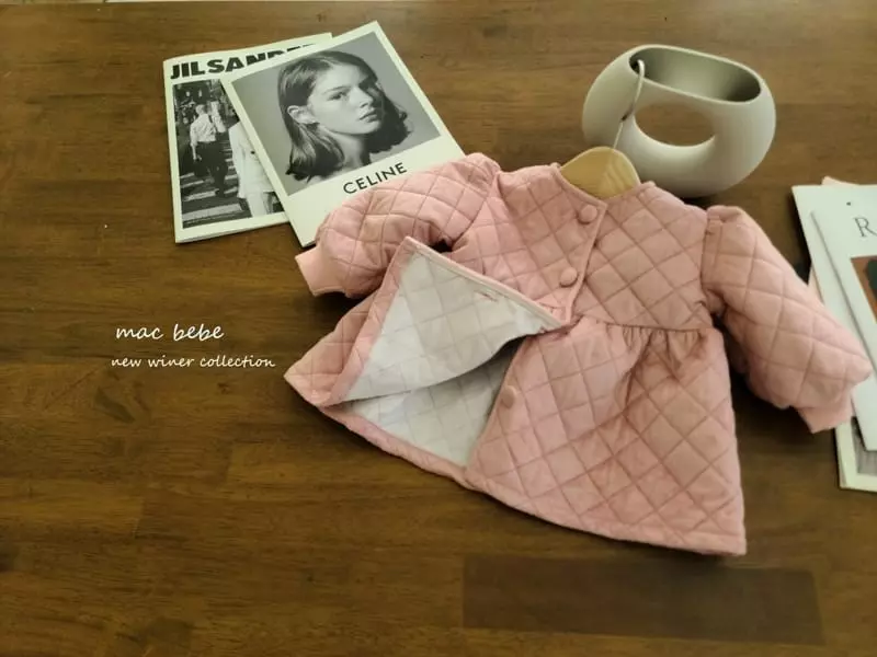 Mac - Korean Baby Fashion - #babyoutfit - Dia Quilting One-piece - 5