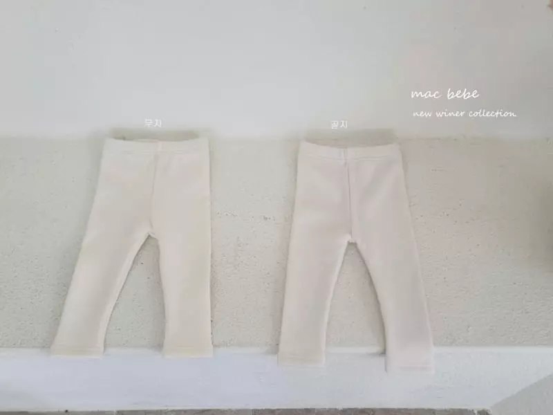 Mac - Korean Baby Fashion - #babyoutfit - Fleece Leggings - 3