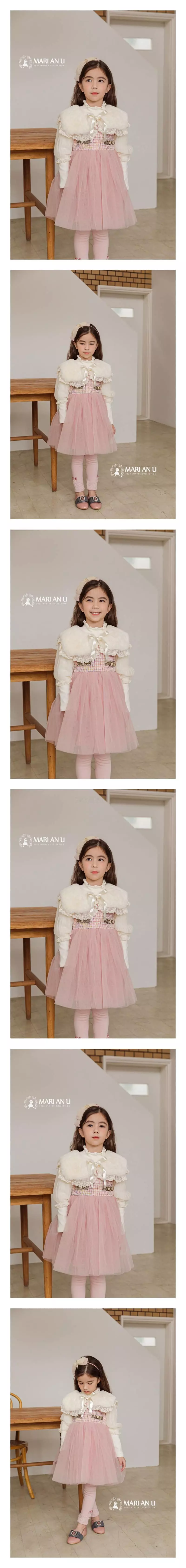 Mari An U - Korean Children Fashion - #fashionkids - Mink Cape