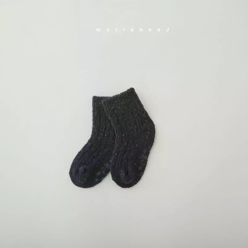 Mariannej - Korean Children Fashion - #Kfashion4kids - Dark Socks - 5