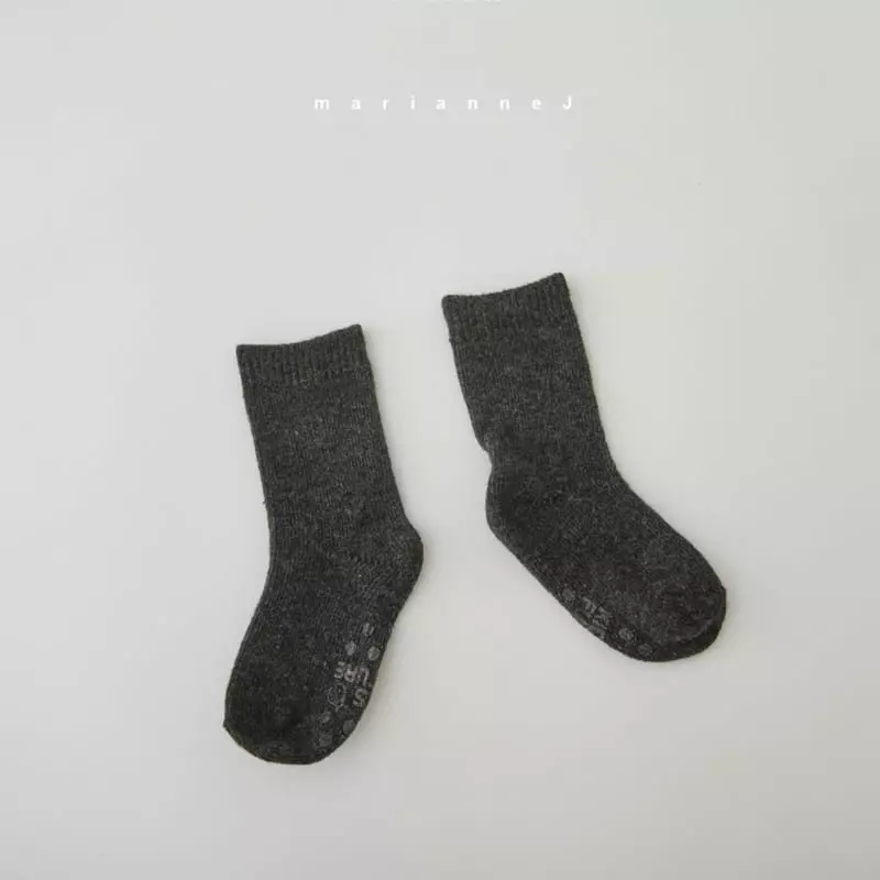 Mariannej - Korean Children Fashion - #kidzfashiontrend - Natural Socks Socks - 4