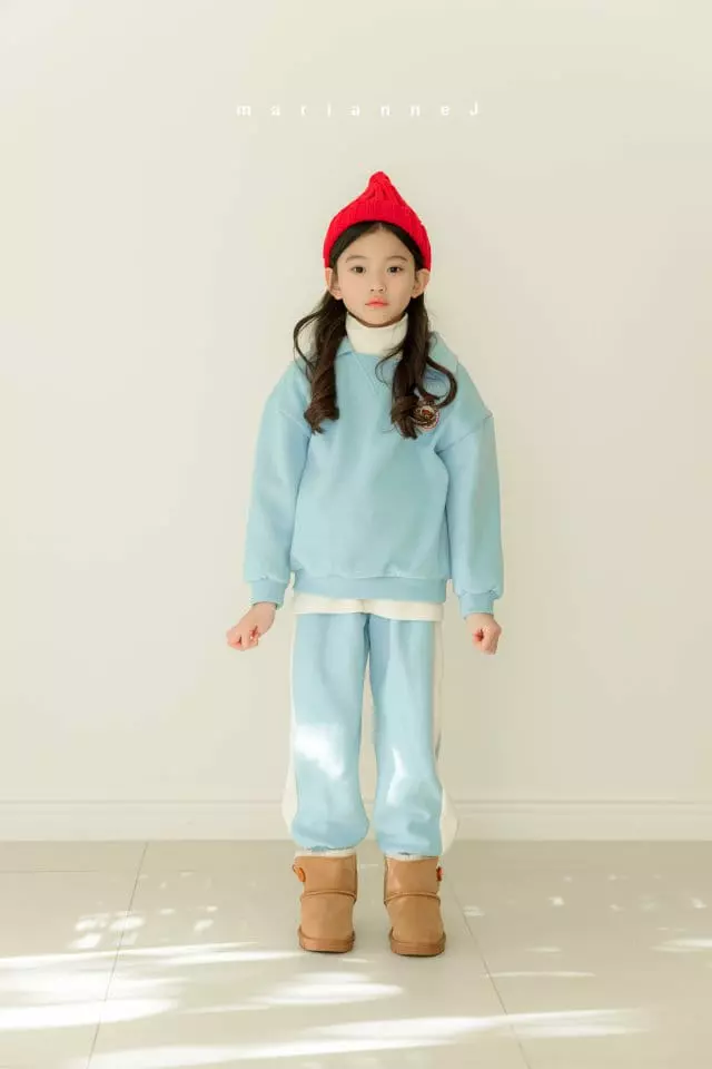 Mariannej - Korean Children Fashion - #Kfashion4kids - Wapen Color Top Bottom Set - 5