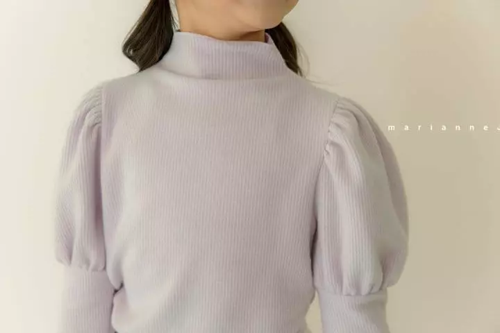 Mariannej - Korean Children Fashion - #Kfashion4kids - Mellow Puff Sleeves Tee