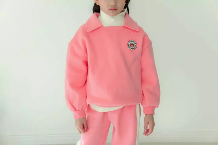 Mariannej - Korean Children Fashion - #childofig - Wapen Color Top Bottom Set - 10