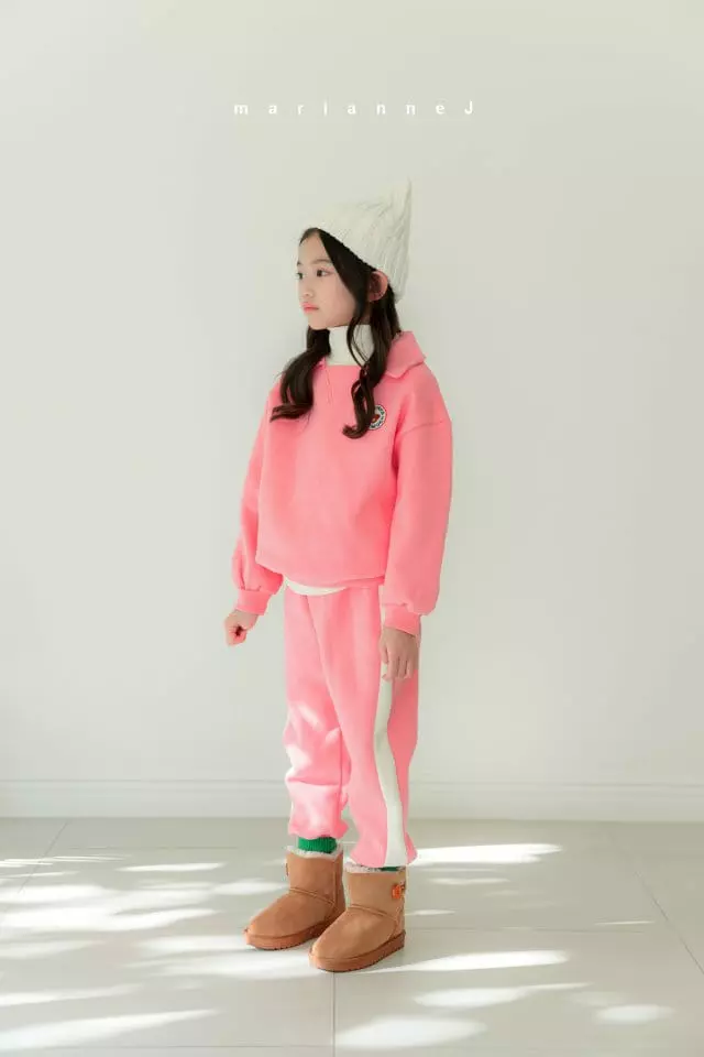 Mariannej - Korean Children Fashion - #childofig - Wapen Color Top Bottom Set - 11