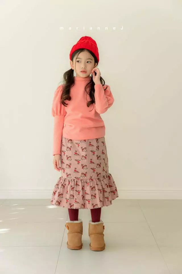 Mariannej - Korean Children Fashion - #childrensboutique - Mellow Puff Sleeves Tee - 8