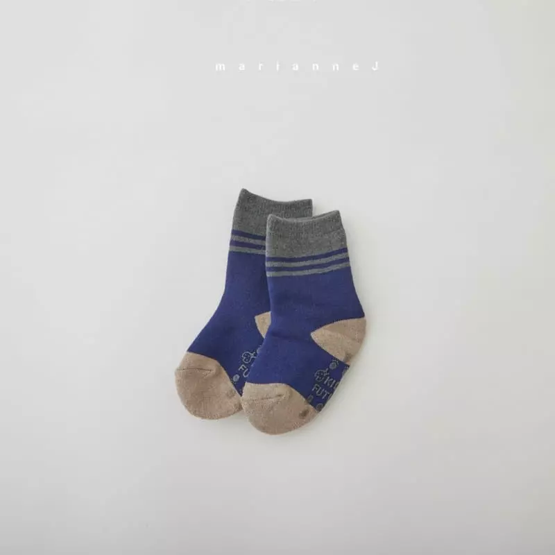 Mariannej - Korean Children Fashion - #designkidswear - Color Two Socks - 2