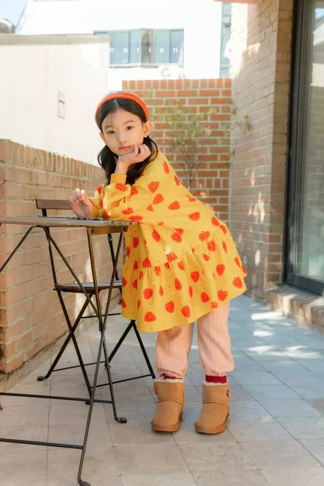 Mariannej - Korean Children Fashion - #designkidswear - Overfit Strawberry One-piece - 11