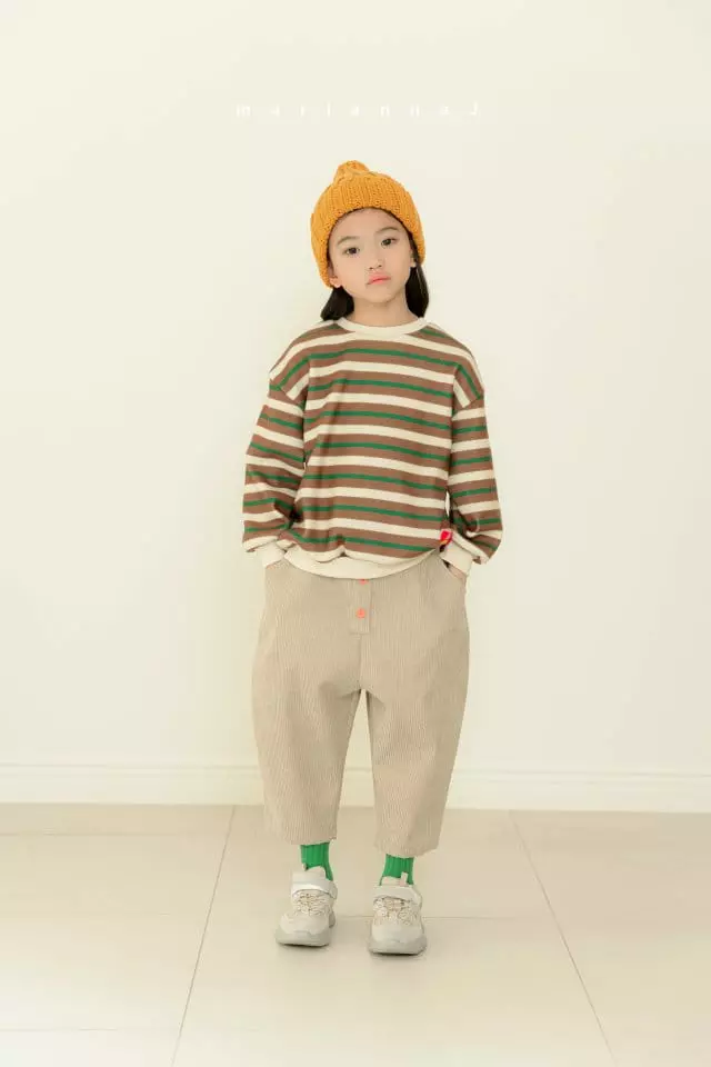 Mariannej - Korean Children Fashion - #designkidswear - Button Rib Pants - 5