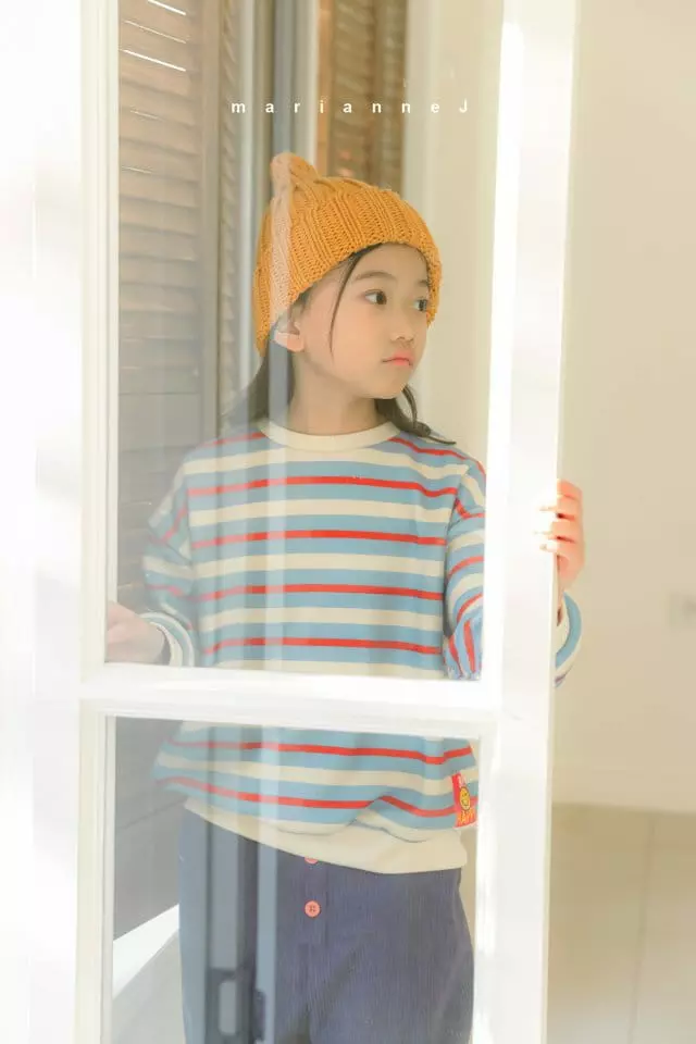 Mariannej - Korean Children Fashion - #discoveringself - Smil Stripes Sweatshirt - 9