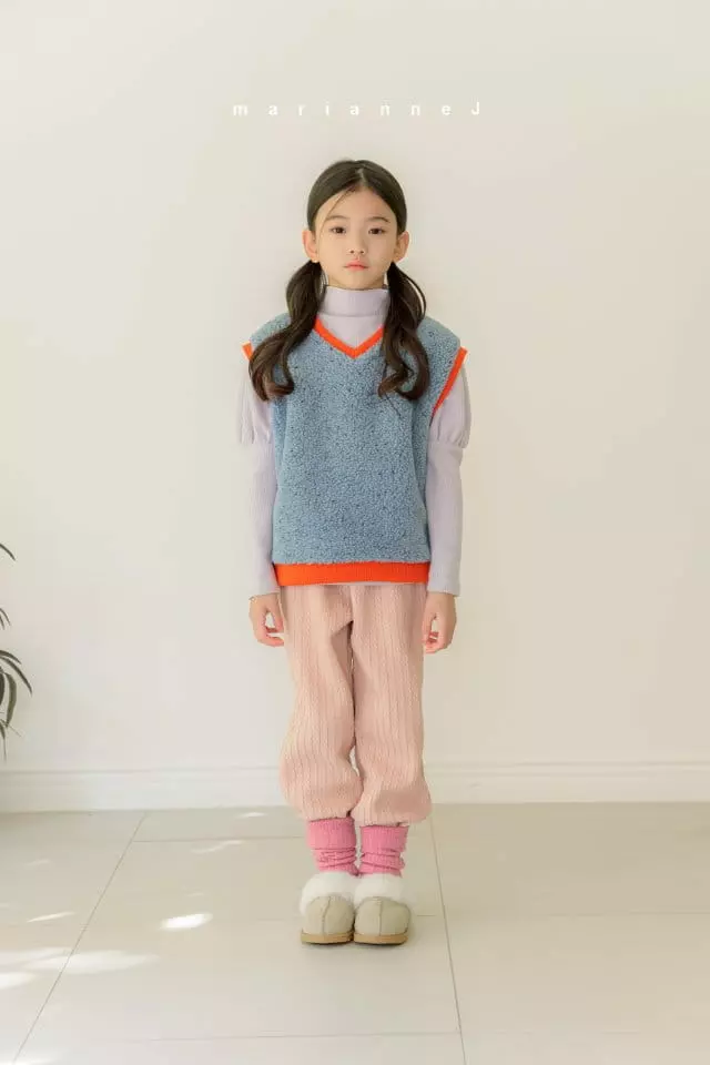 Mariannej - Korean Children Fashion - #discoveringself - Twidt Knit Pants - 4