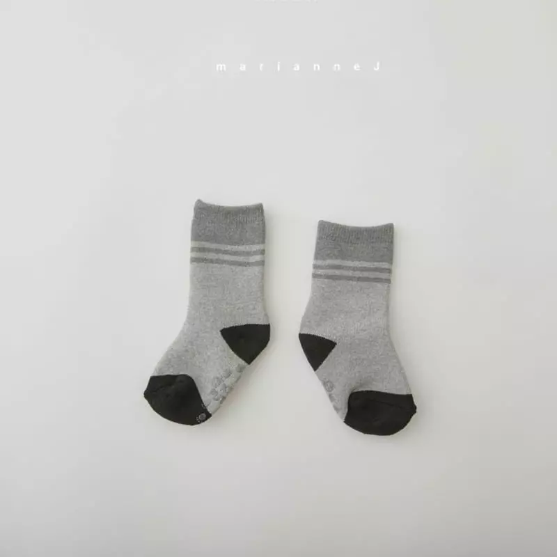 Mariannej - Korean Children Fashion - #kidsshorts - Color Two Socks - 5