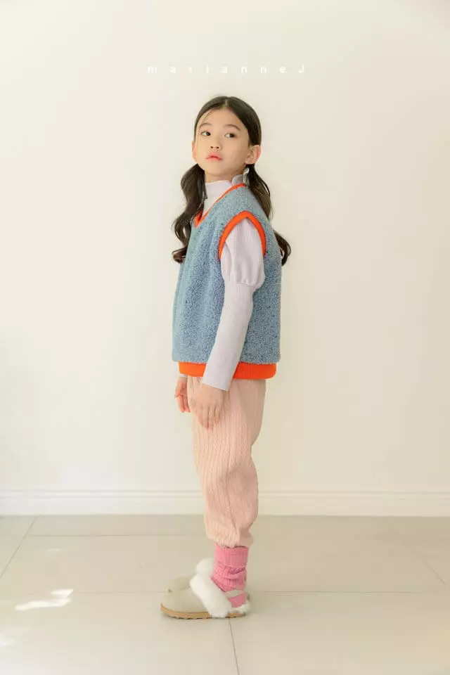 Mariannej - Korean Children Fashion - #kidsshorts - Twidt Knit Pants - 5