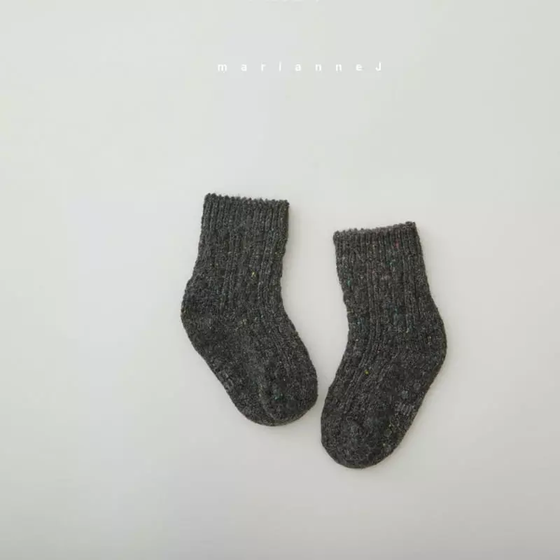 Mariannej - Korean Children Fashion - #kidsstore - Dark Socks - 3