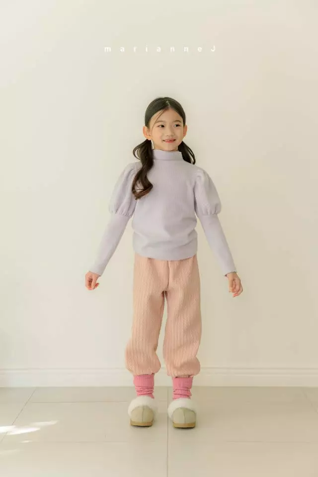 Mariannej - Korean Children Fashion - #kidsstore - Twidt Knit Pants - 6
