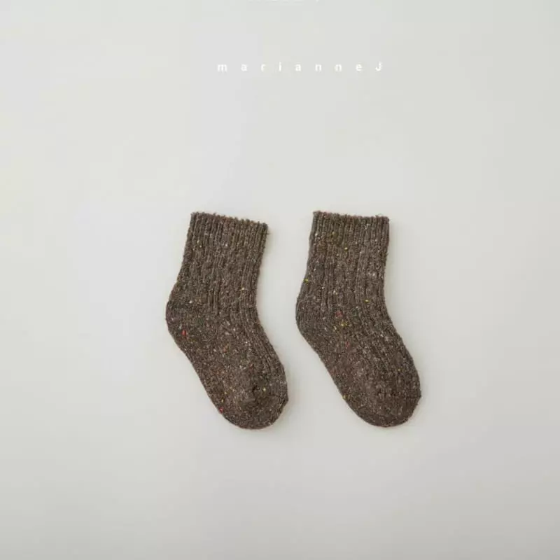 Mariannej - Korean Children Fashion - #kidsstore - Dark Socks - 4