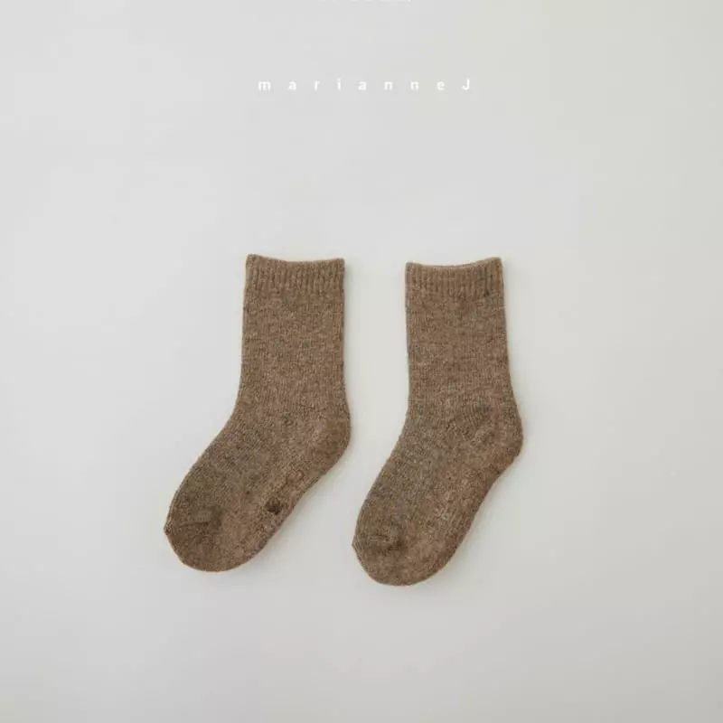 Mariannej - Korean Children Fashion - #kidzfashiontrend - Natural Socks Socks - 3